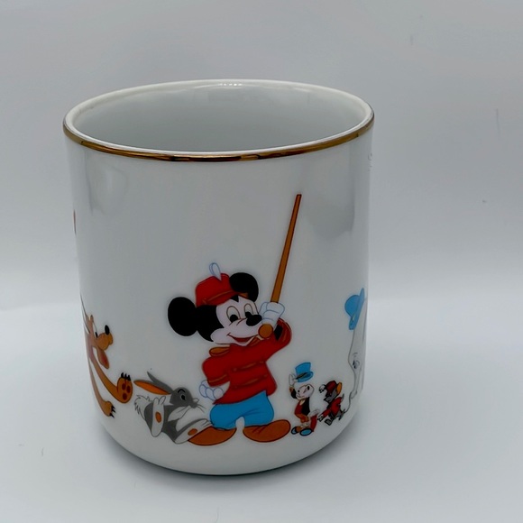 Disney Mugs vintage 1970s Mickey Mouse parade cup lot of 2 - Picture 1 of 6
